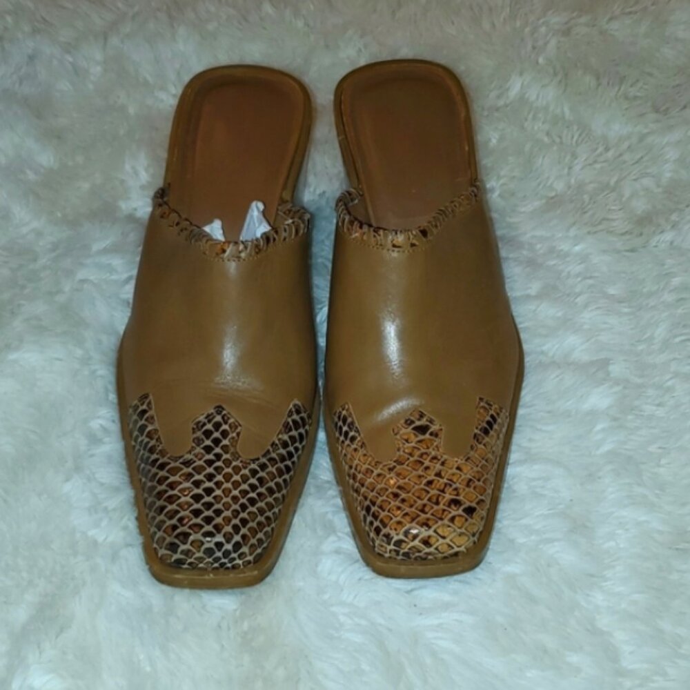 Connie stirrup vintage mules